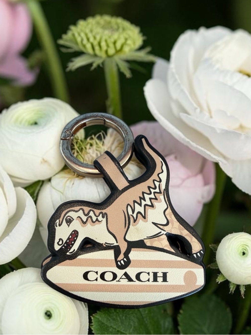 Coach VINTAGE REXY t-Rex, bag charm keychain key fob surfboard collectible - Picture 10 of 16